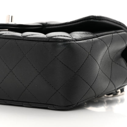 Chanel Lambskin Quilted Mini Rectangular Flap Black 10 of 13