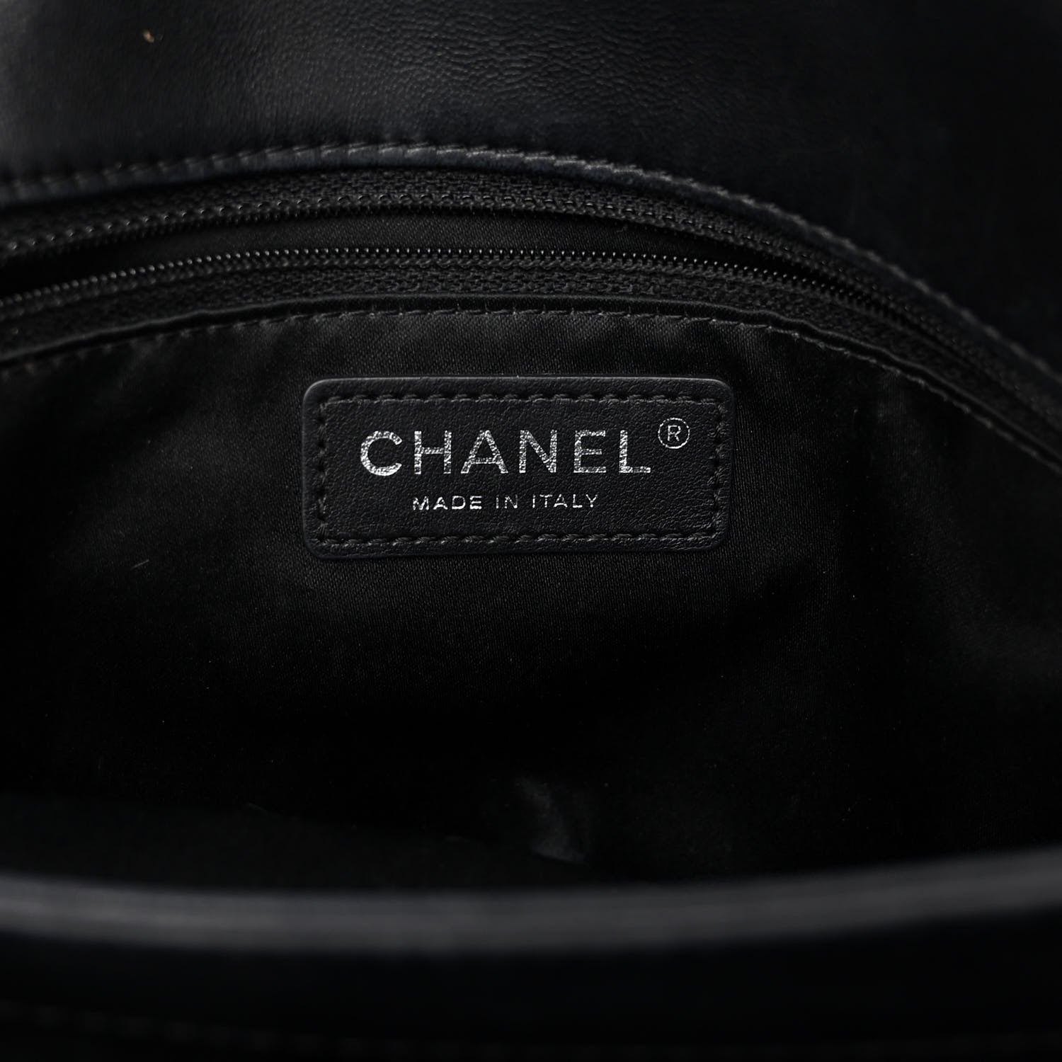 Chanel Lambskin Quilted Large Pagode Piping Flap Black 7 of 12