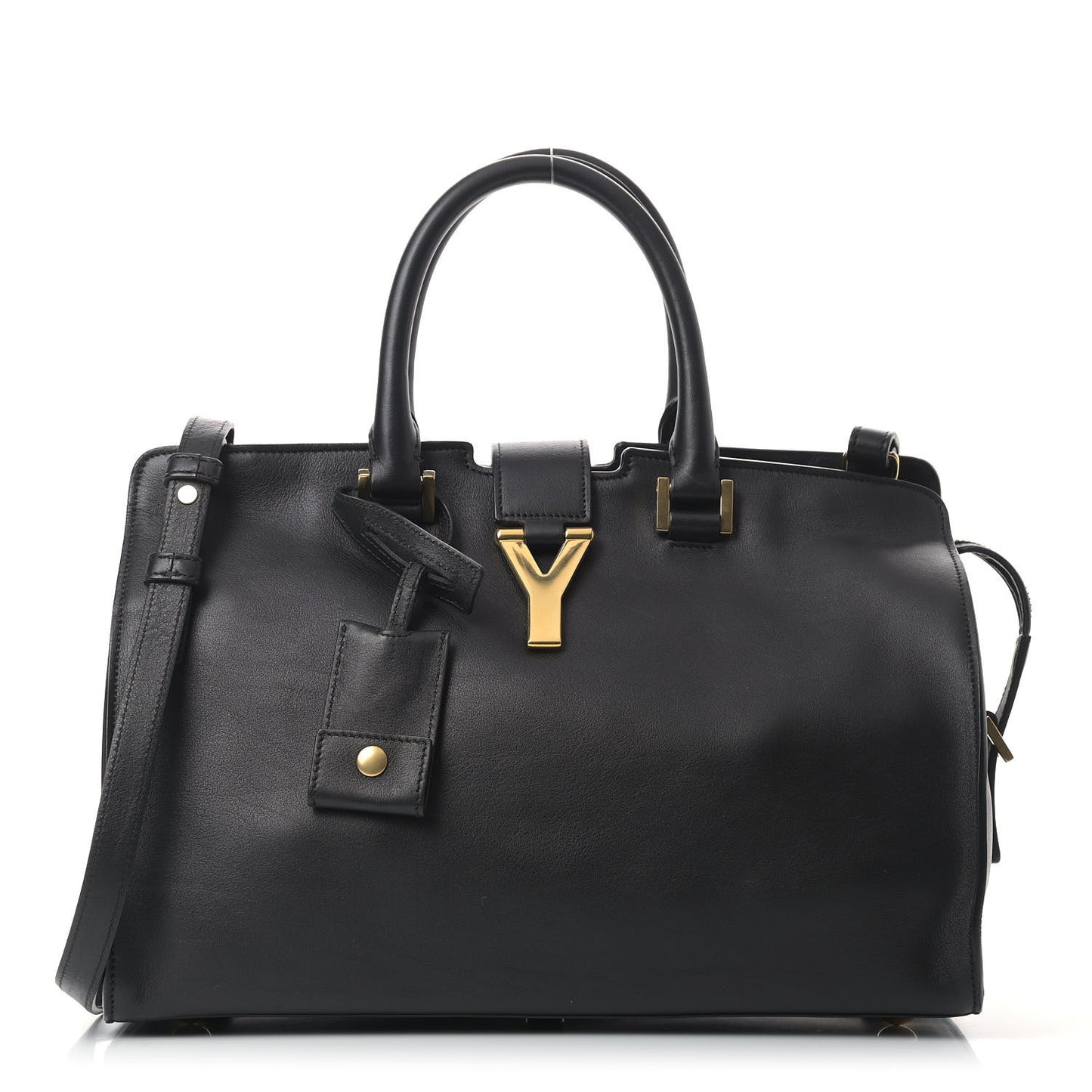 Calfskin Small Classic Y Cabas Black