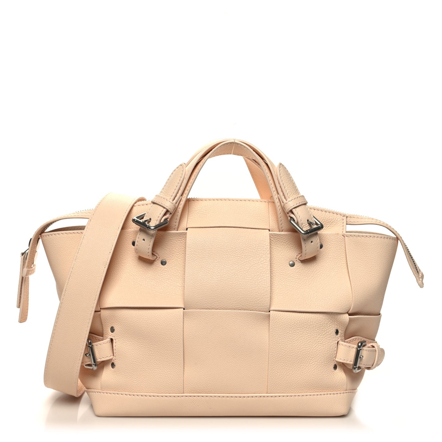 Buffalo Maxi Intrecciato Arco Tool Tote Powder