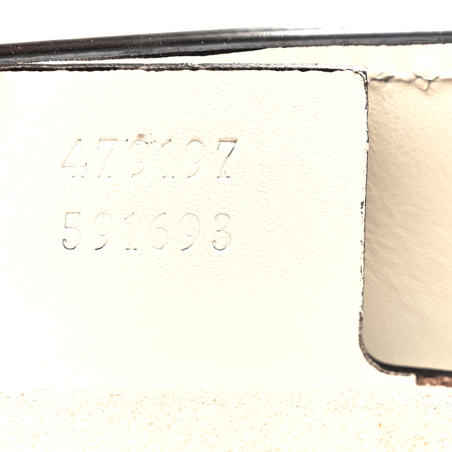 GG Supreme Monogram Medium Padlock Tote White