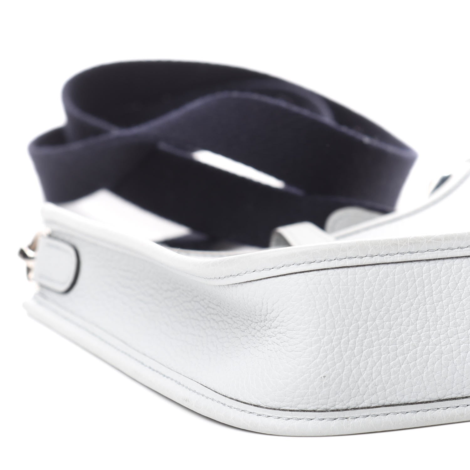 Hermes Taurillon Clemence Amazone Evelyne TPM Bleu Pale Indigo 6 of 10