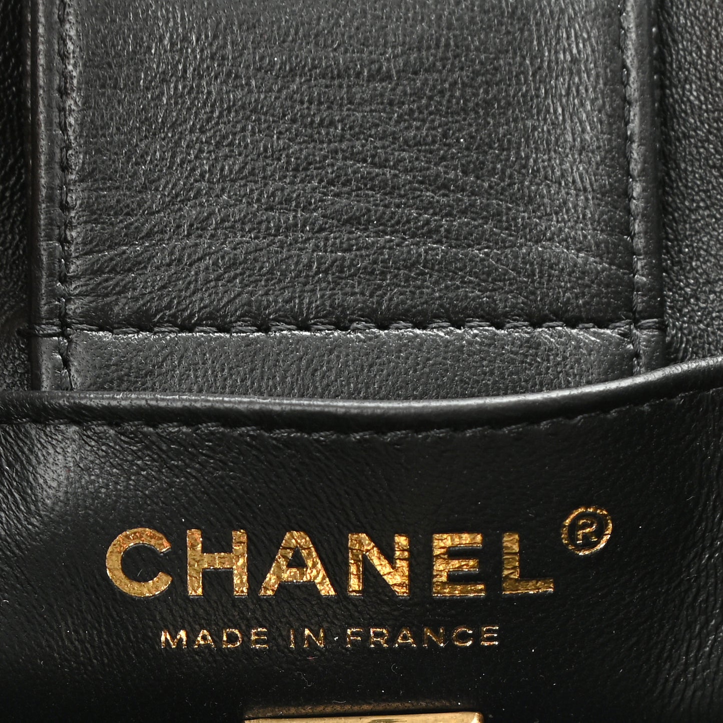 Caviar Quilted Mini Bucket Bag Black