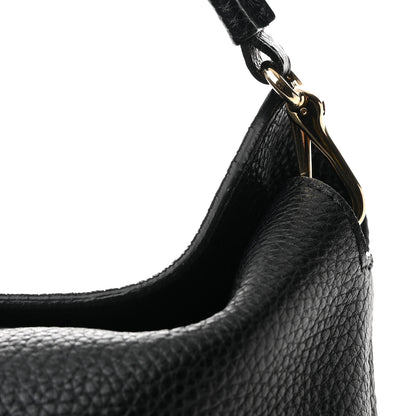 Burberry Grainy Calfskin Medium Cale Hobo Black 13 of 15