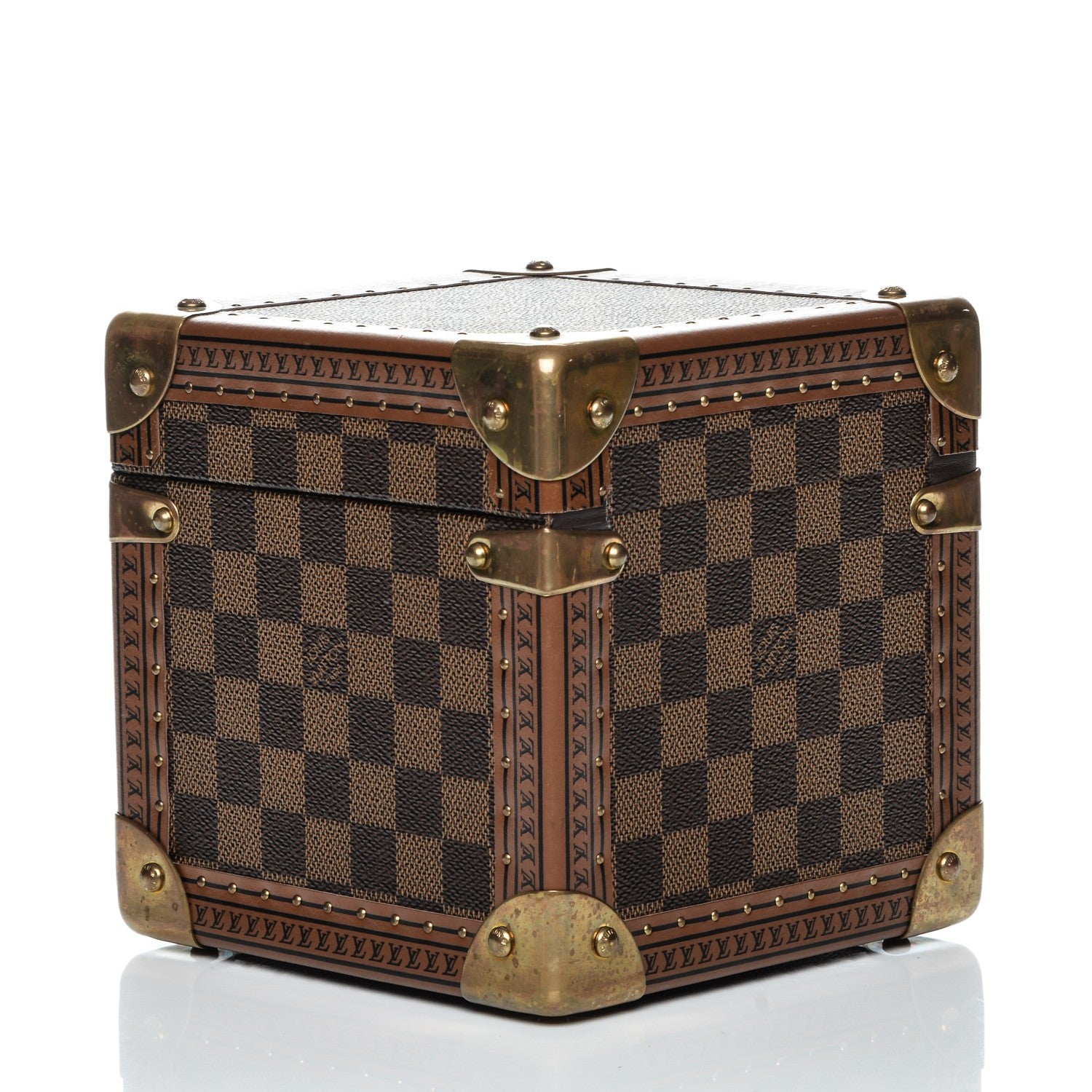 Louis Vuitton Damier Ebene Coffret Merveilles GM Jewelry Case 3 of 9