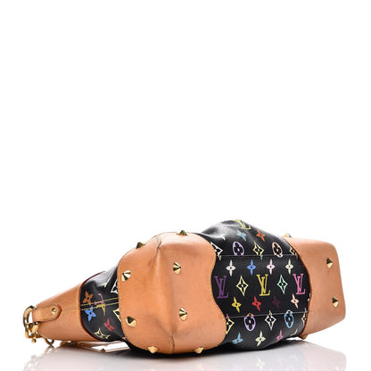 Louis Vuitton Monogram Multicolor Judy MM Black 4 of 14