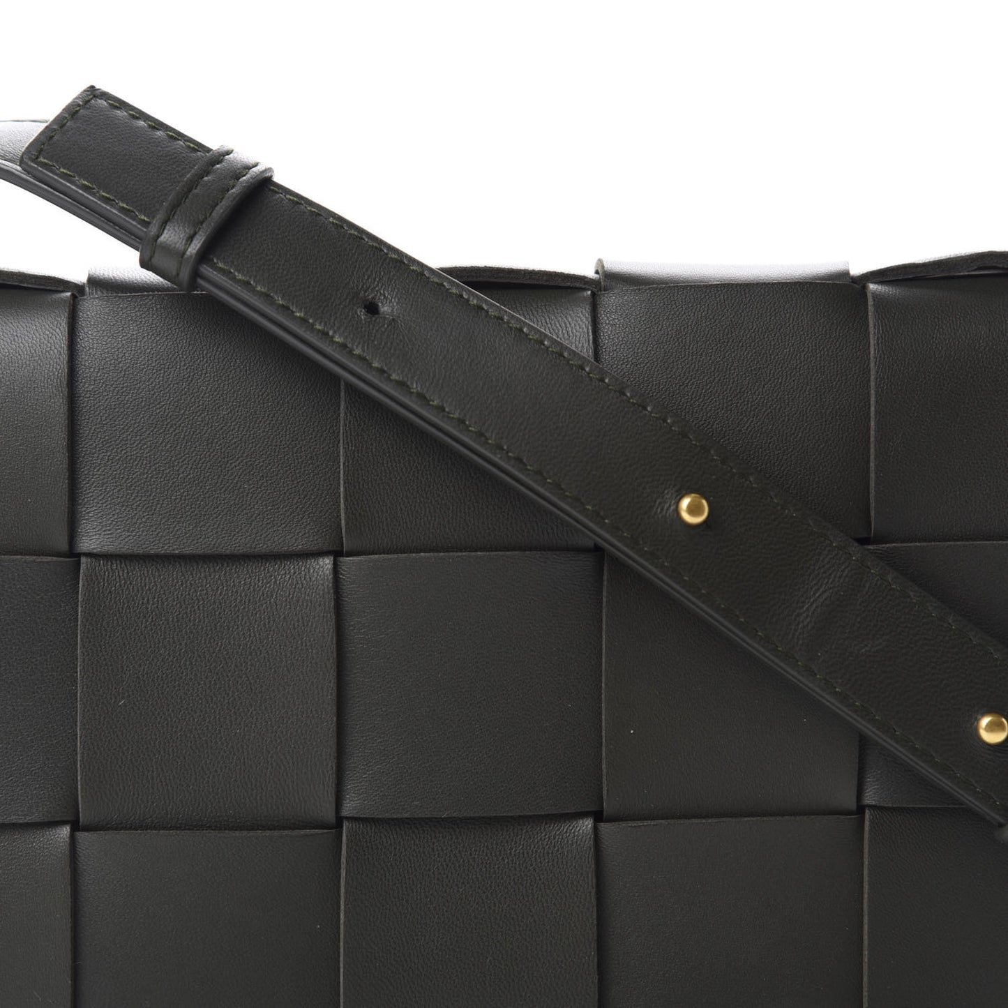 Lambskin Maxi Intrecciato Cassette Crossbody Bag Camping