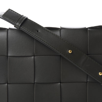 Bottega Veneta Lambskin Maxi Intrecciato Cassette Crossbody Bag Camping 9 of 9
