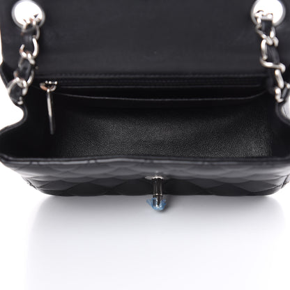 Chanel Lambskin Quilted Mini Square Flap Black 5 of 12