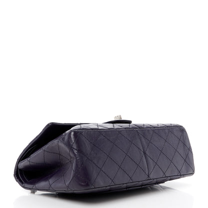 Chanel Aged Calfskin Quilted 2.55 Reissue 226 Flap Dark Purple 4 of 11