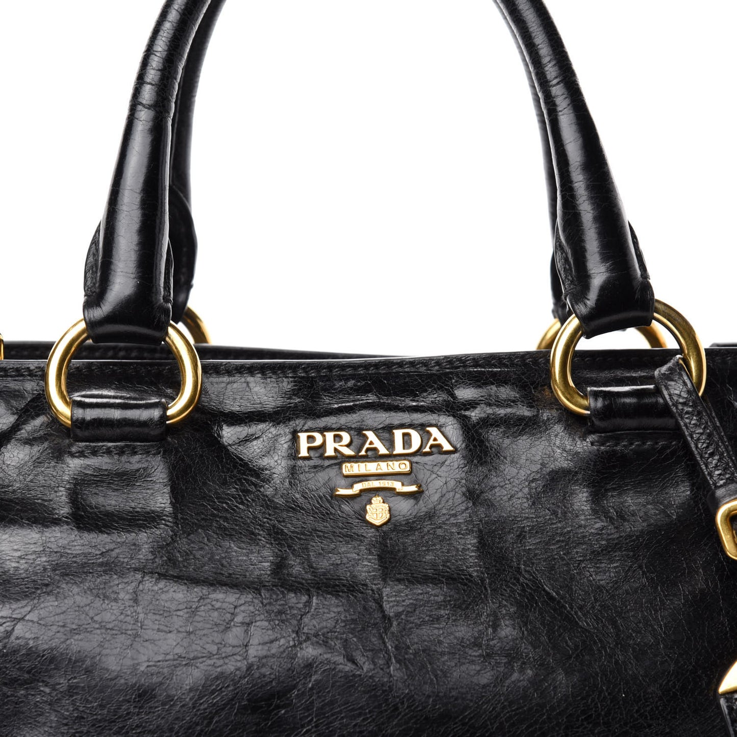 Glace Calfskin Tote Black