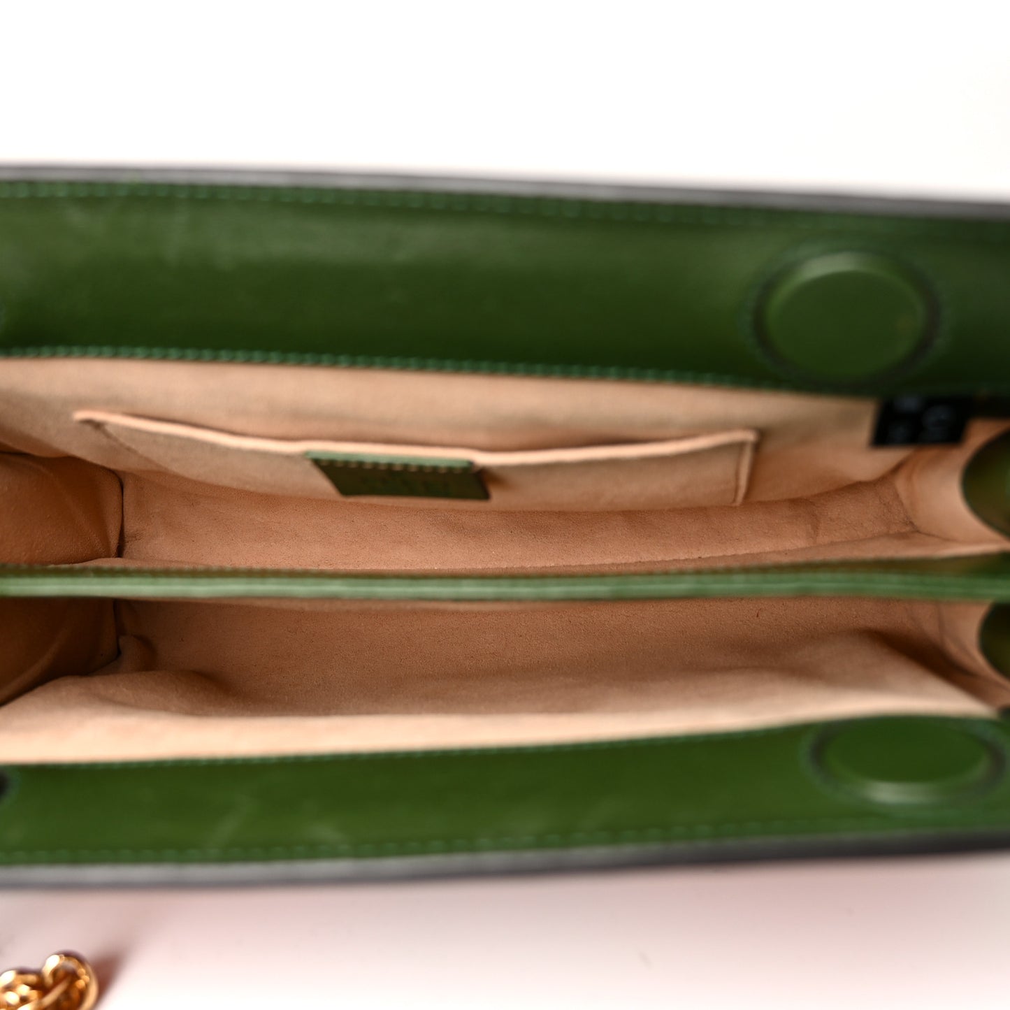 Suede Calfskin GG Web Small Ophidia Chain Shoulder Bag Brown Red Green