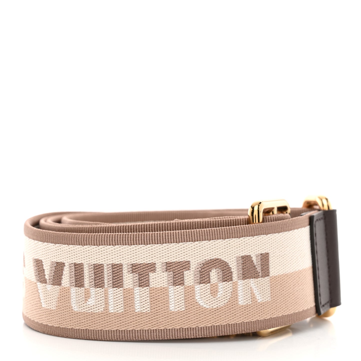 Jacquard Speedy Bandouliere 20 Shoulder Strap Beige Brown