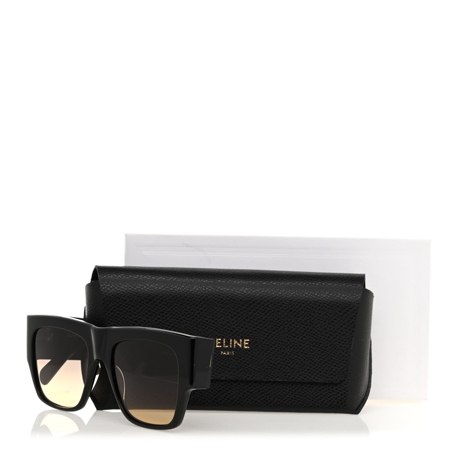 Acetate Rectangular Sunglasses CL4056IN Black