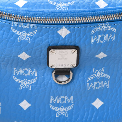 MCM Visetos Medium Fursten Belt Bag Blue 10 of 11