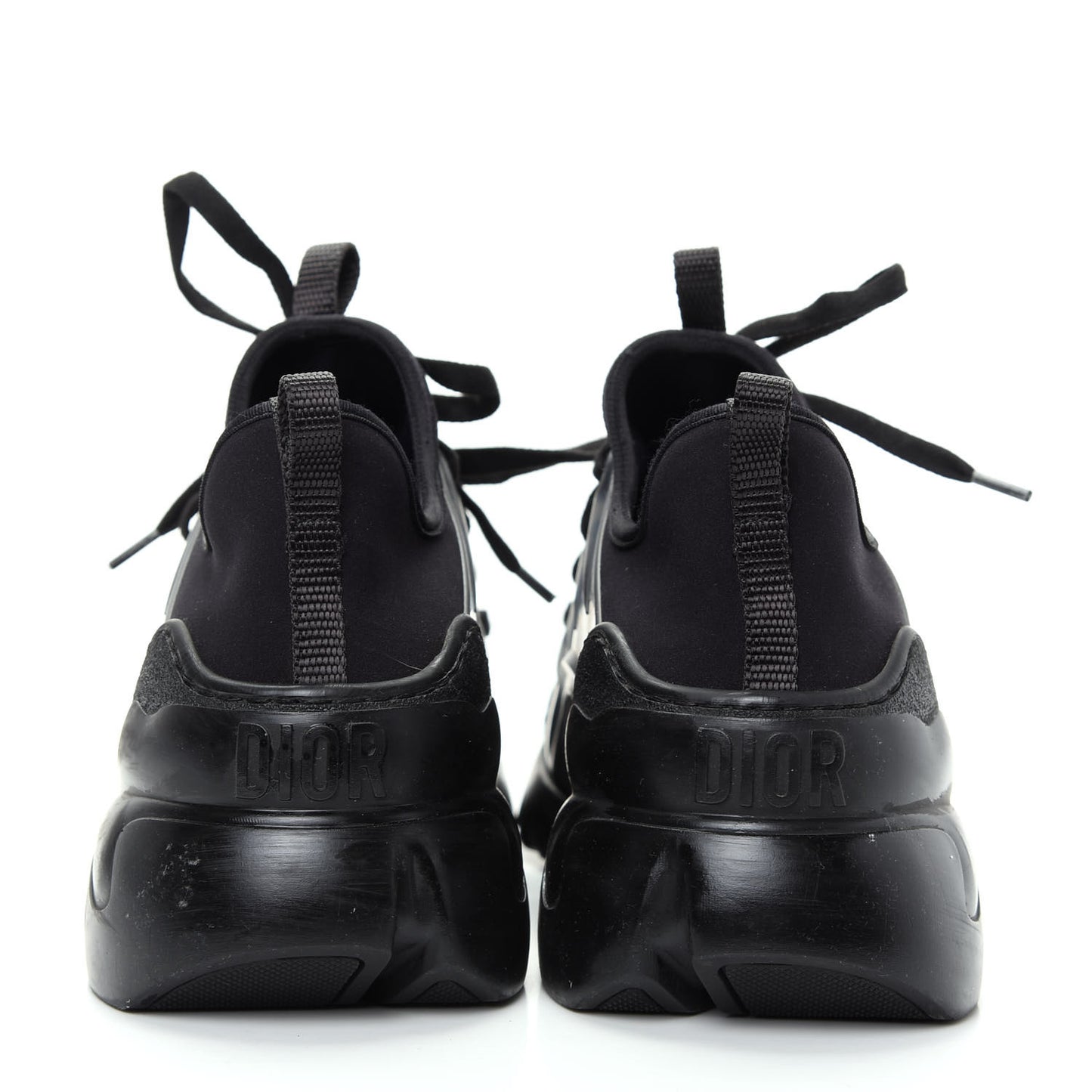 Neoprene Rubber Womens D-Connect Sneakers 39.5 Black