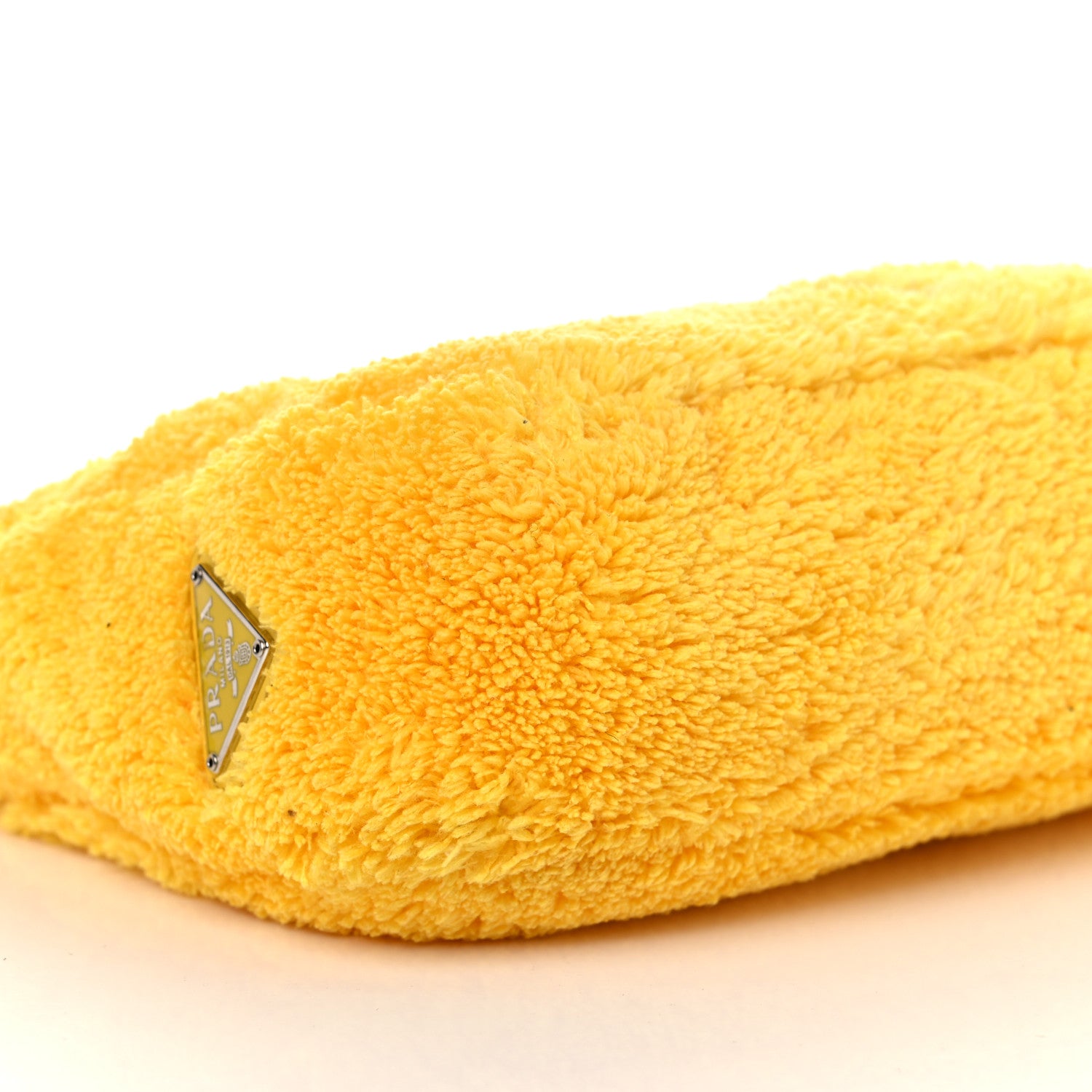 Prada Terry Cloth Mini Re-Edition 2000 Bag Giallo Black 5 of 9