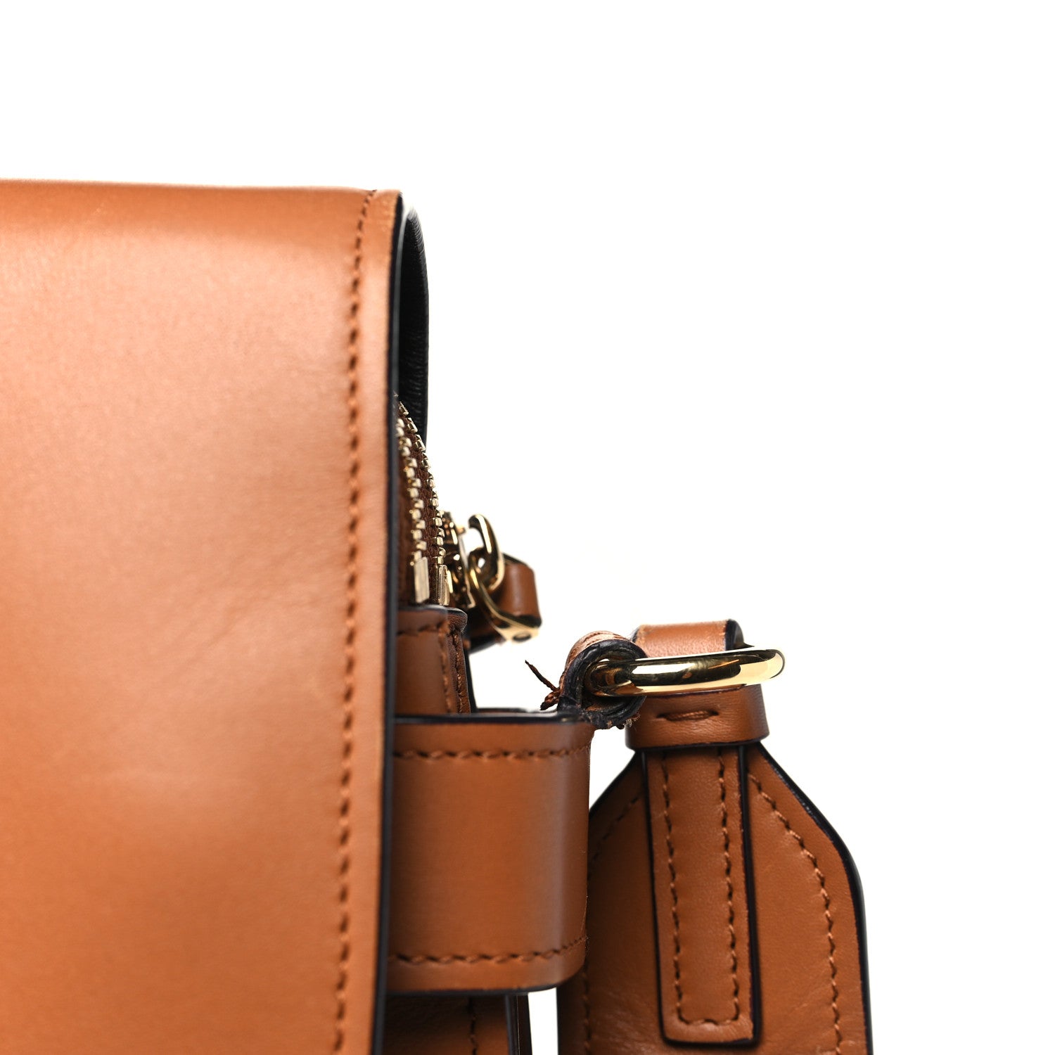 Salvatore Ferragamo Calfskin Fiore Shoulder Bag Sella 10 of 11