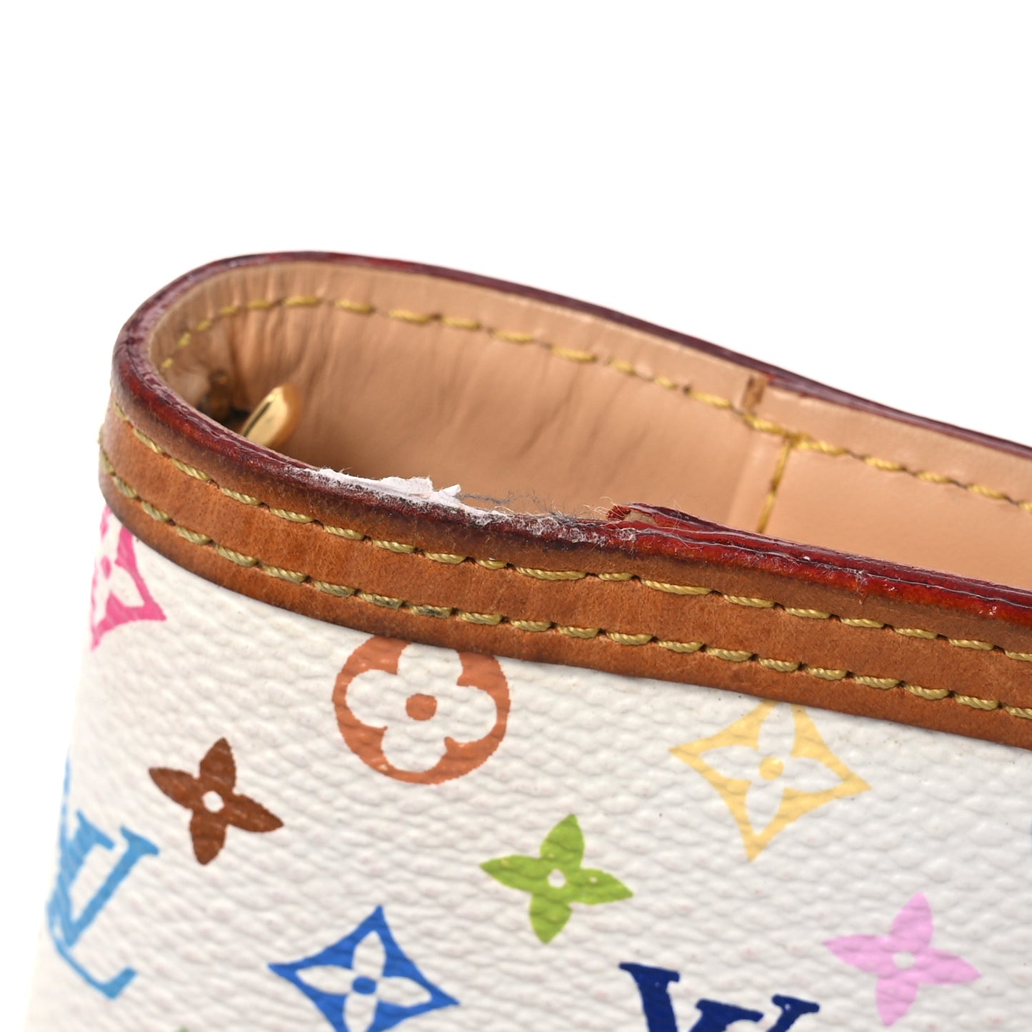 Monogram Multicolor Small Ring Agenda Cover White