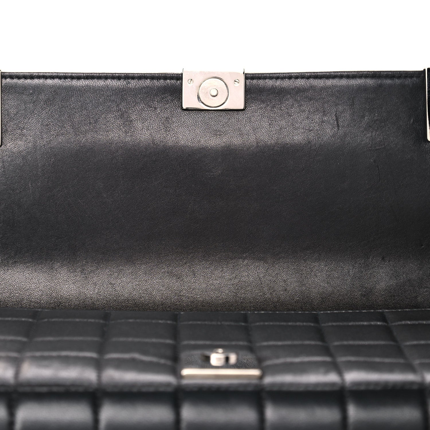 Chanel Lambskin Chocolate Bar Flap Black 12 of 25