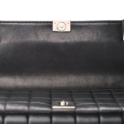 Chanel Lambskin Chocolate Bar Flap Black 12 of 25