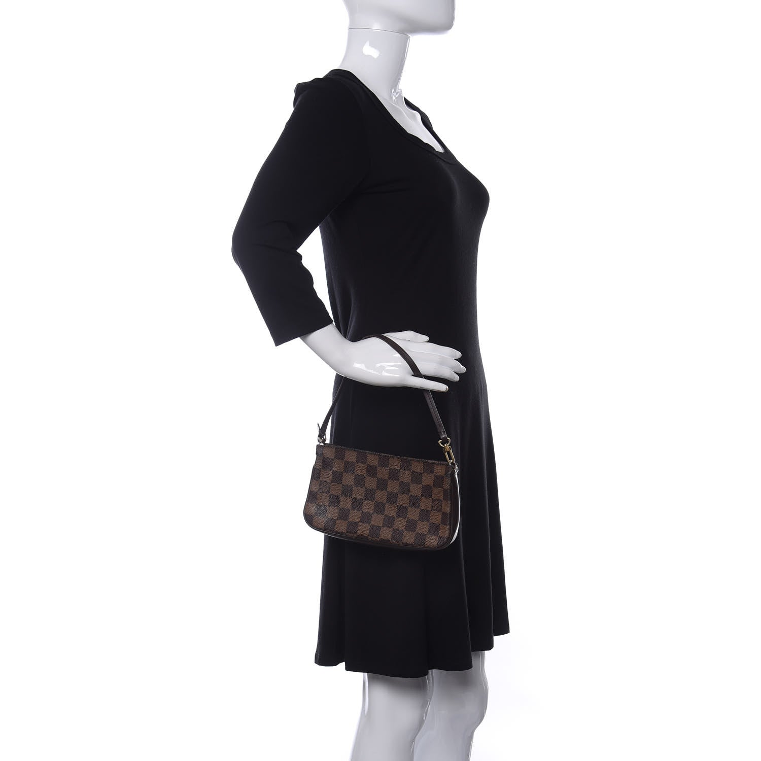 Louis Vuitton Damier Ebene Navona Pochette Accessories 2 of 11