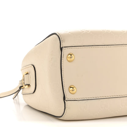 Gucci Guccissima Mini Joy Boston White 9 of 13