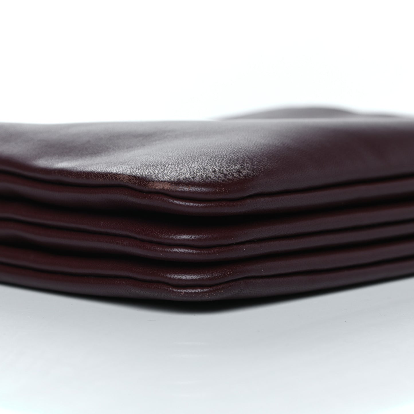 Lambskin Small Trio Crossbody Bag Burgundy