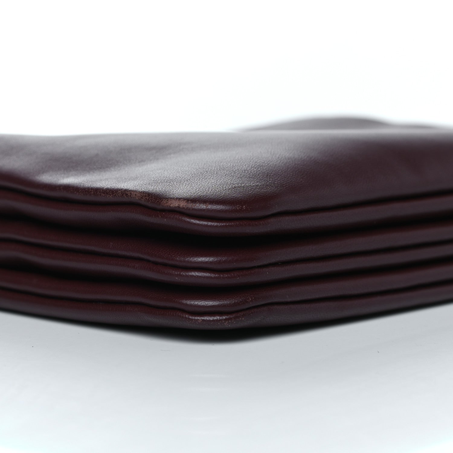 Celine Lambskin Small Trio Crossbody Bag Burgundy 7 of 9