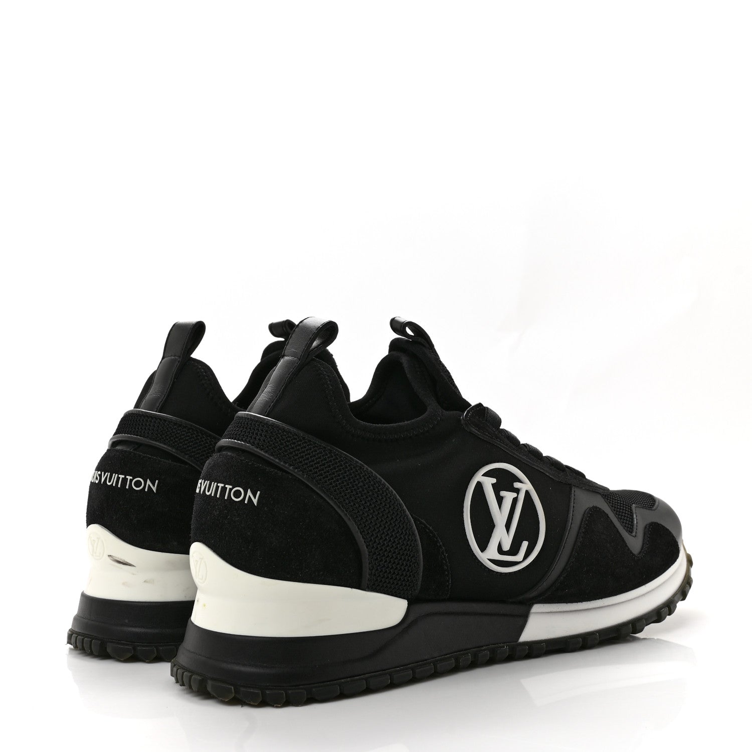 Louis Vuitton Calfskin Run Away Sneakers 39 Black 5 of 11