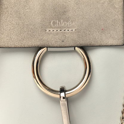 Chloe Suede Calfskin Mini Faye Bracelet Bag Airy Grey 7 of 11