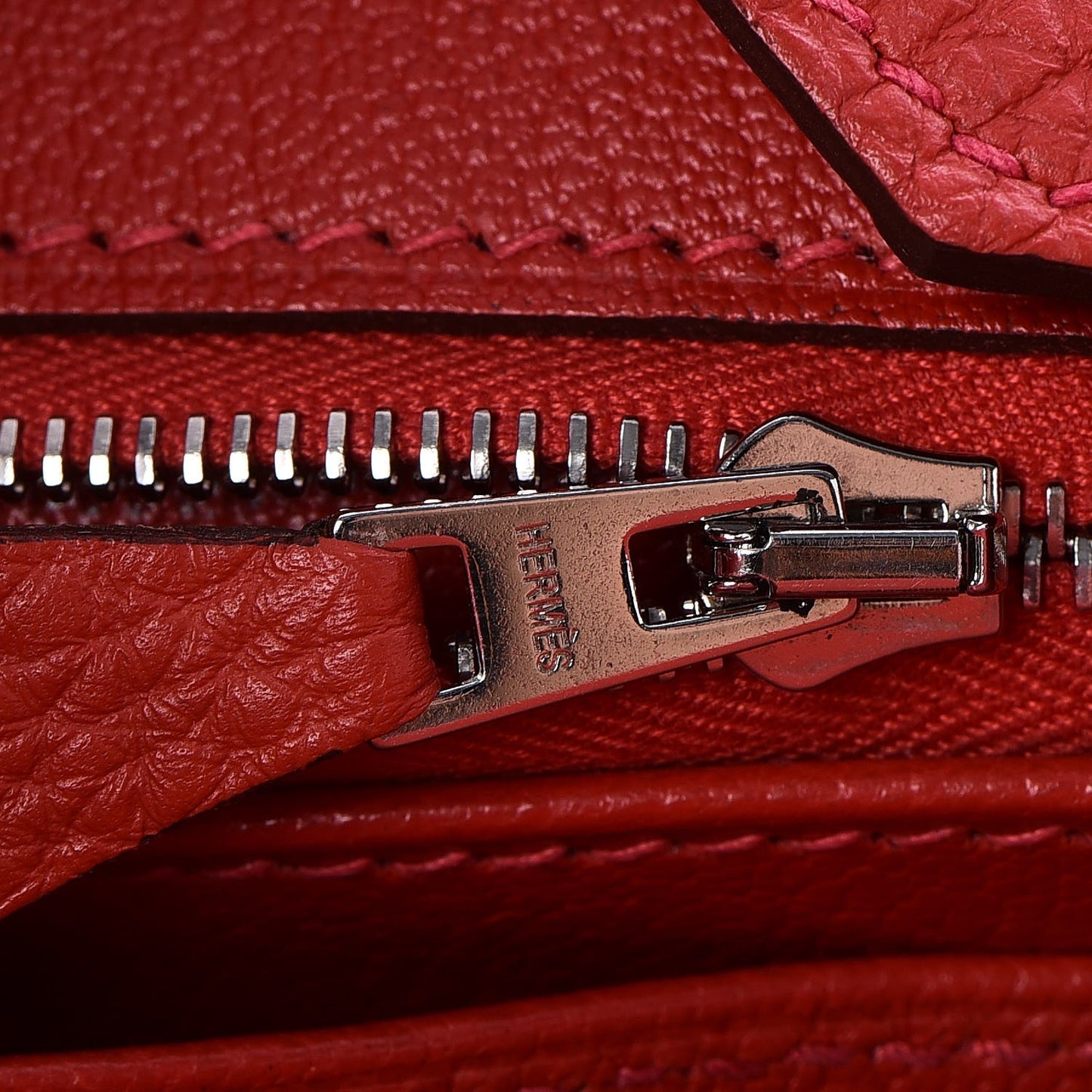 Togo Birkin 35 Rouge Casaque