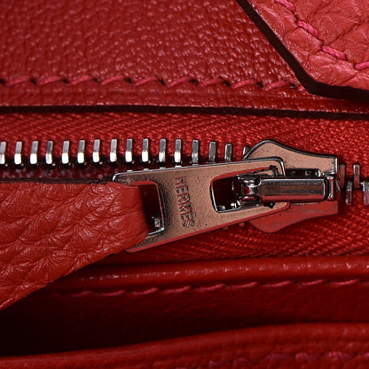 Hermes Togo Birkin 35 Rouge Casaque 17 of 29