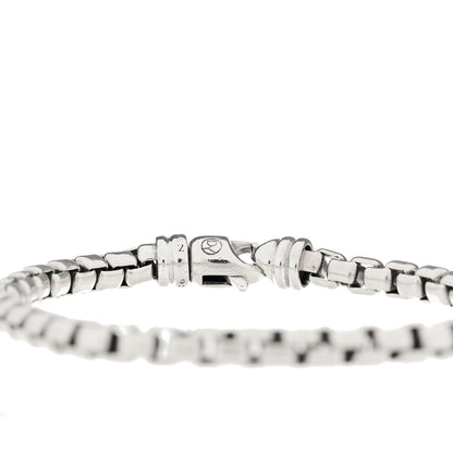David Yurman Sterling Silver 5mm Box Chain Bracelet 2 of 8