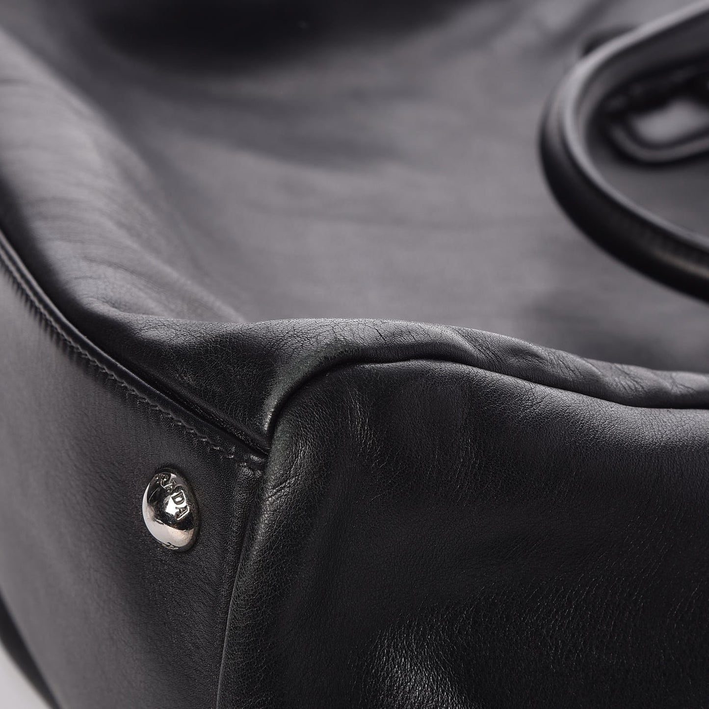 Soft Calf Shoulder Bag Nero Black