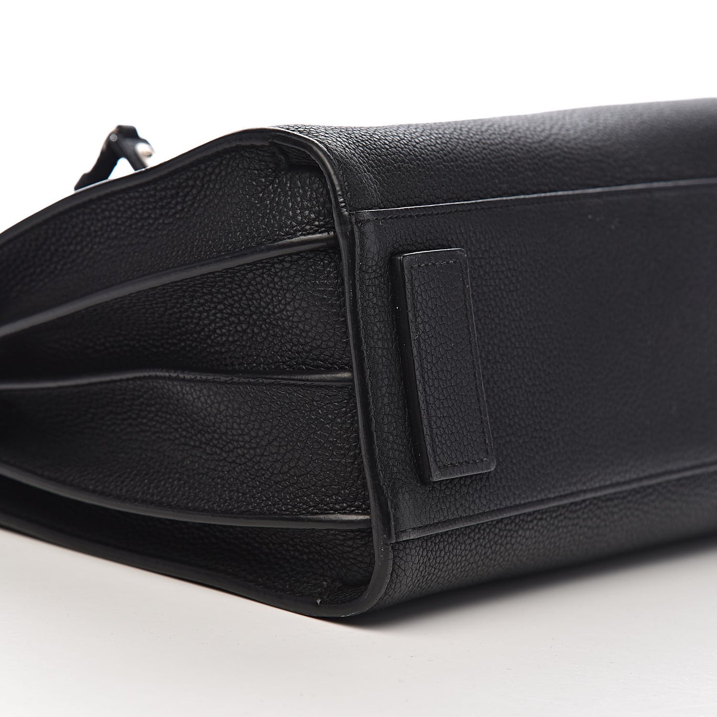 Grained Calfskin Baby Sac De Jour Souple Black