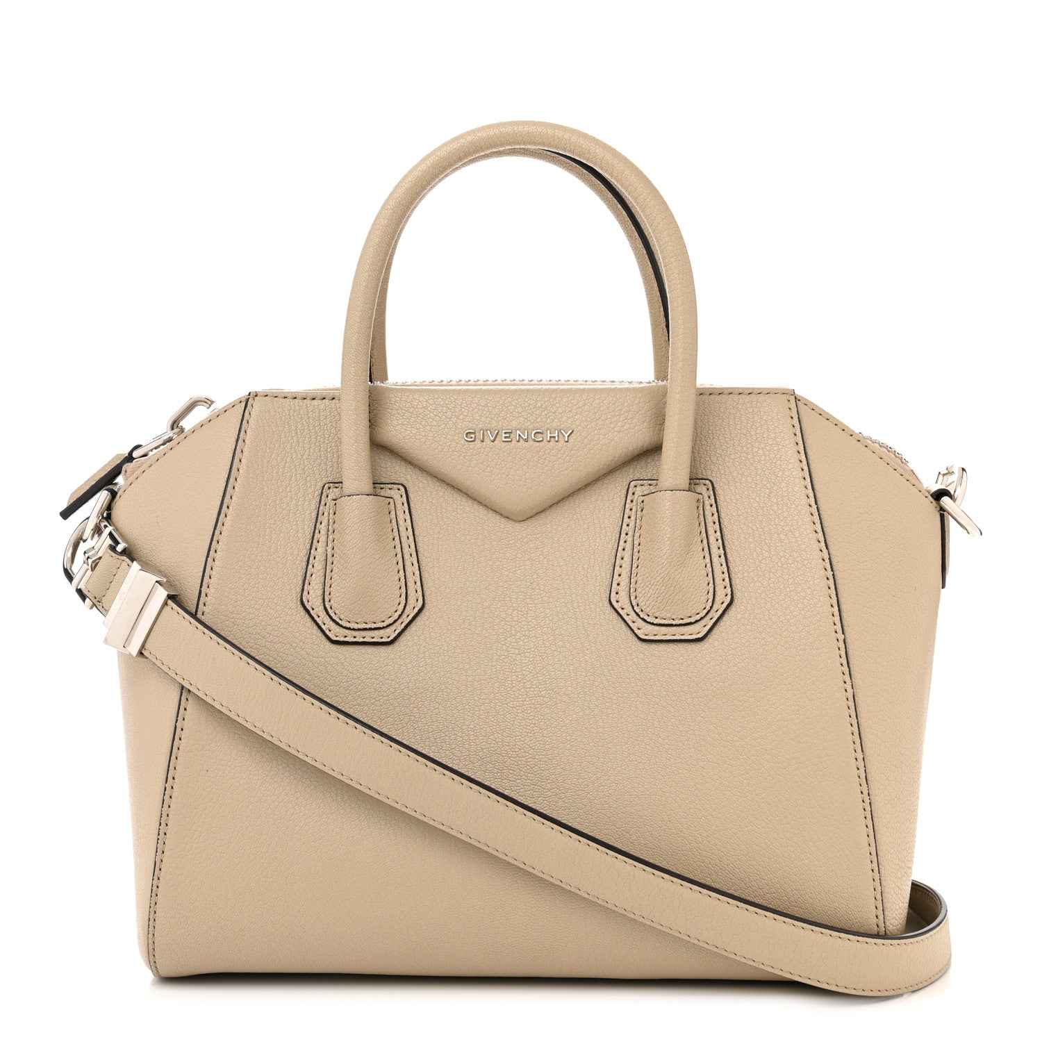 Givenchy Sugar Goatskin Small Antigona Light Beige 1 of 15