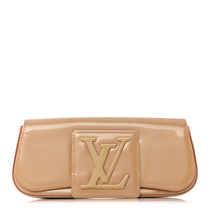 Louis Vuitton Patent Sobe Clutch Creme 1 of 7