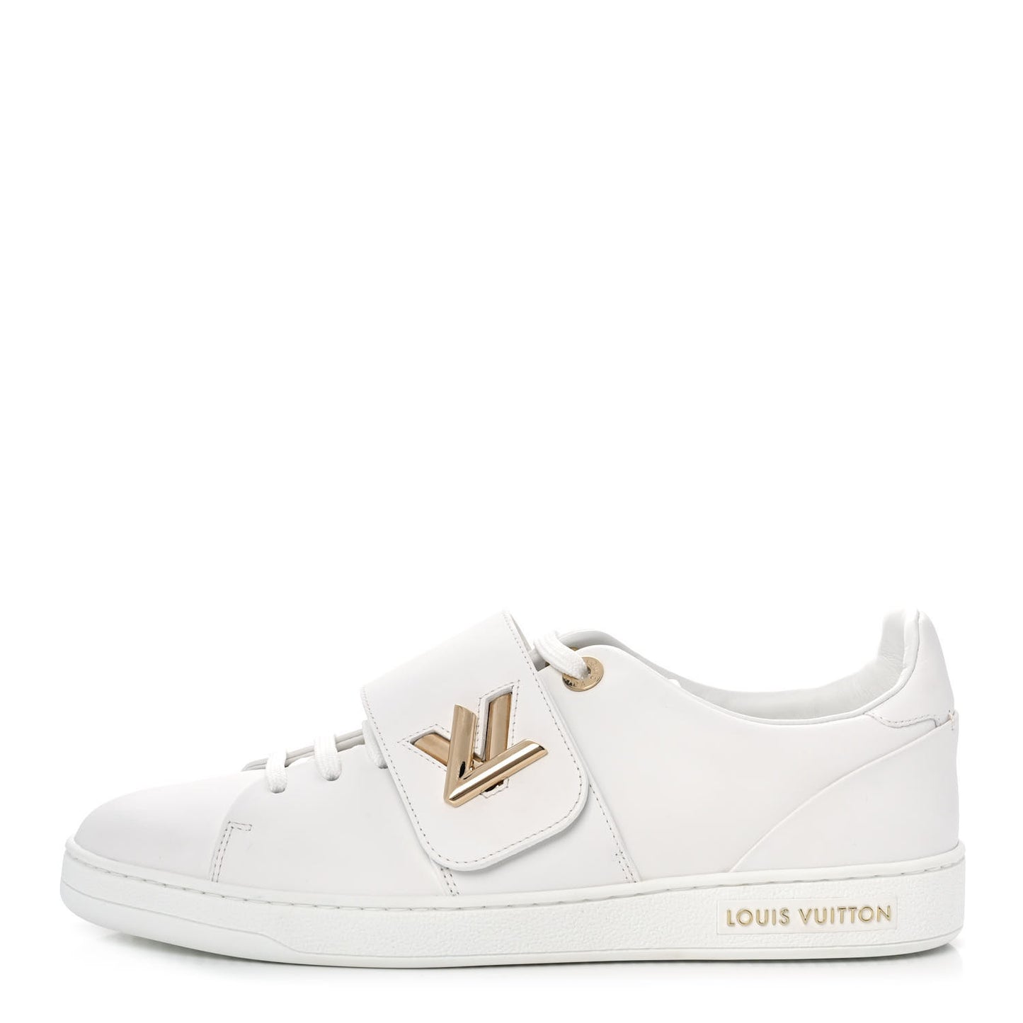 Calfskin Front Row Sneaker 38 White