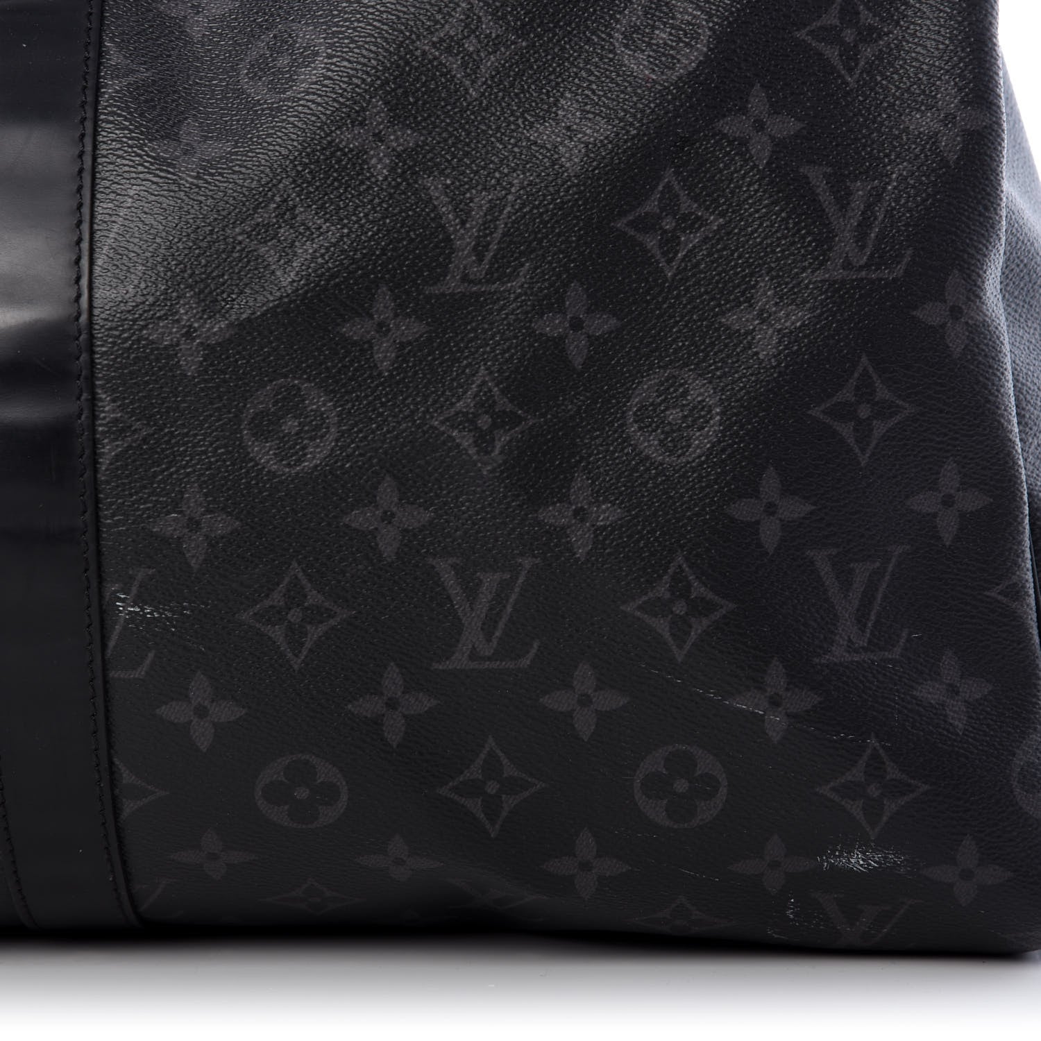 Louis Vuitton Monogram Eclipse Keepall Bandouliere 55 12 of 12