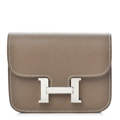 Hermes Epsom Constance Slim Wallet Etoupe 1 of 9