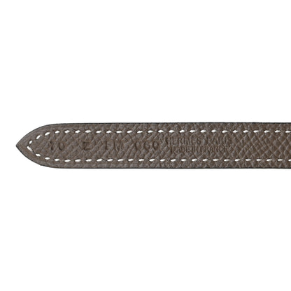 Hermes Epsom Swift 13mm Focus Belt 70 Etoupe Black 3 of 4