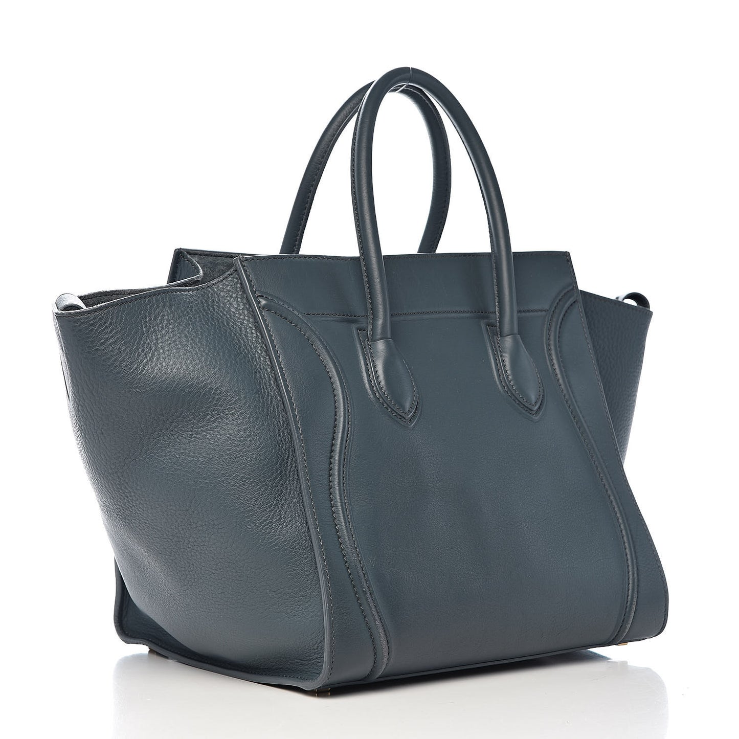 Supple Calfskin Medium Phantom Luggage Blue