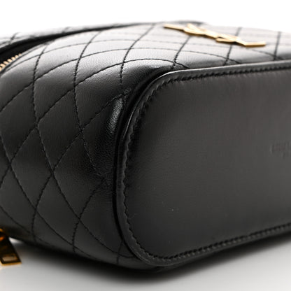 Saint Laurent Lambskin Quilted Mini Gaby Vanity Case Black 9 of 11