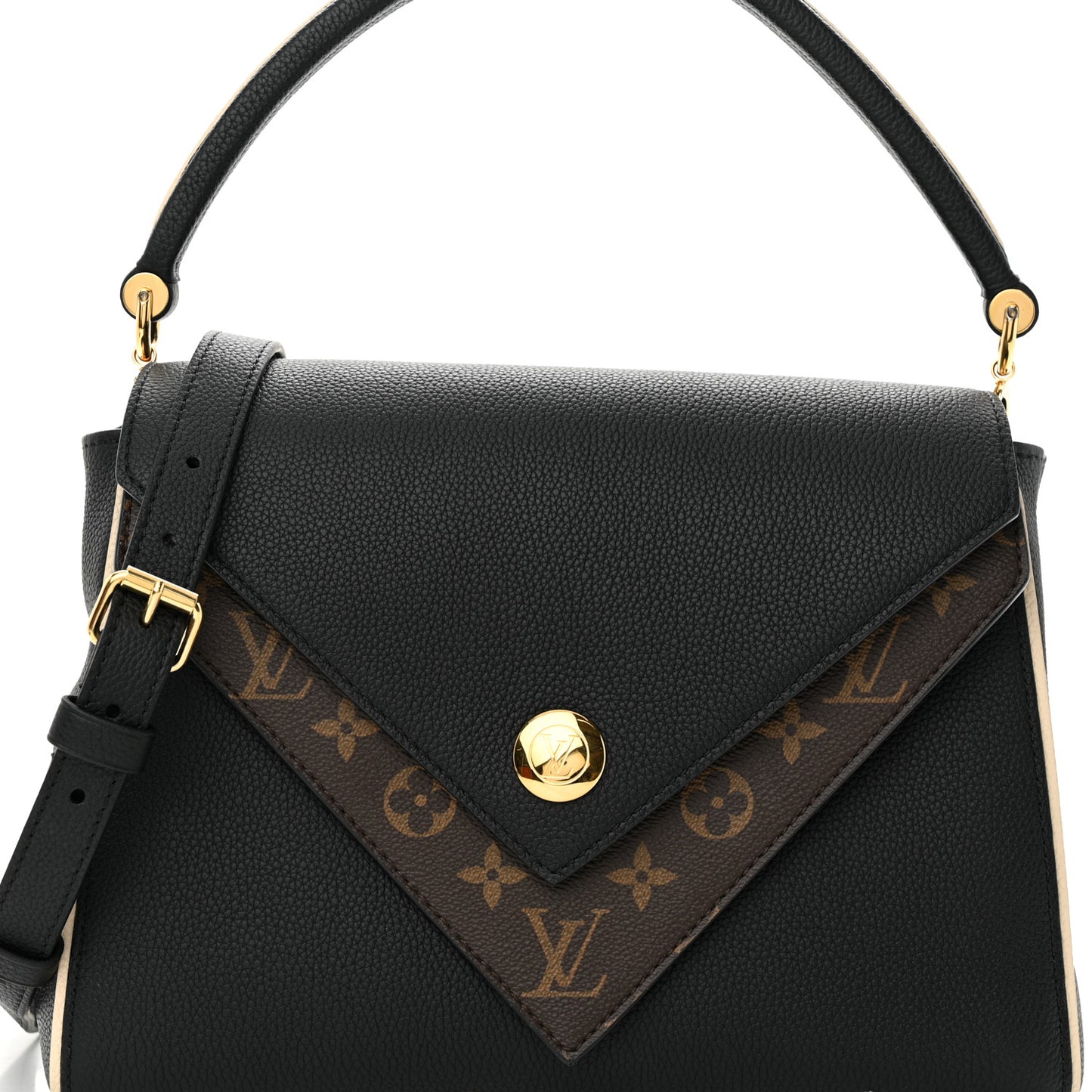 Monogram Double V Black