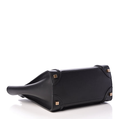 Celine Smooth Calfskin Micro Luggage Black 4 of 16
