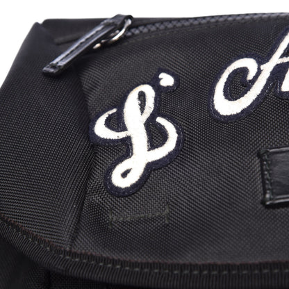 Gucci Techno Canvas Web L'Aveugle Par Amour Embroidered Double Buckle Backpack Black 9 of 10