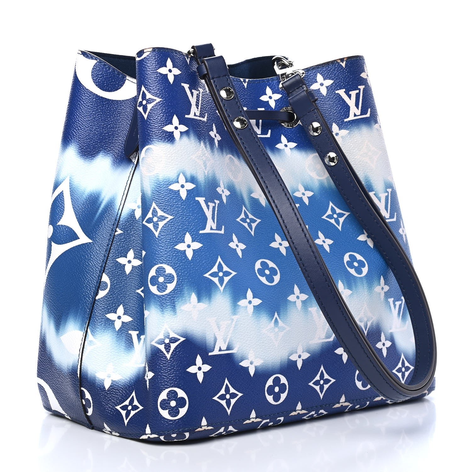 Louis Vuitton Monogram Escale Neonoe MM Blue 3 of 9