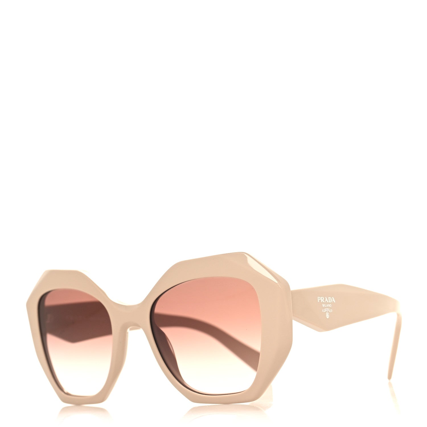 Prada Acetate Sunglasses SPR 16W Beige 1 of 7