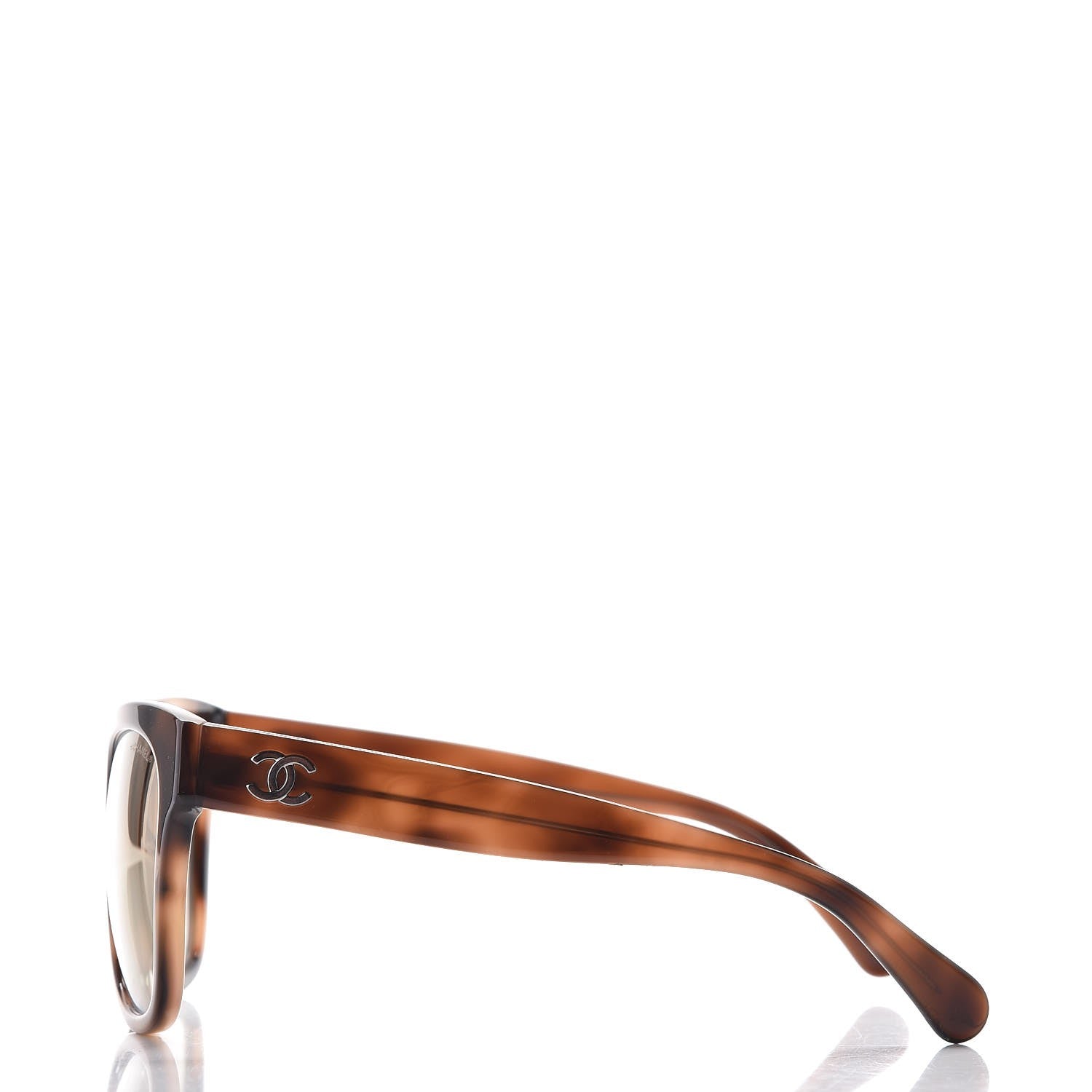 Chanel Acetate Mirrored Runway Square Sunglasses 5380 Dark Tortoise 3 of 7